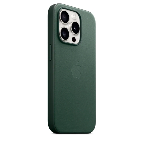 Чохол Apple FineWoven Case with MagSafe for iPhone 15 Pro Evergreen - ціна, характеристики, відгуки, розстрочка, фото 2