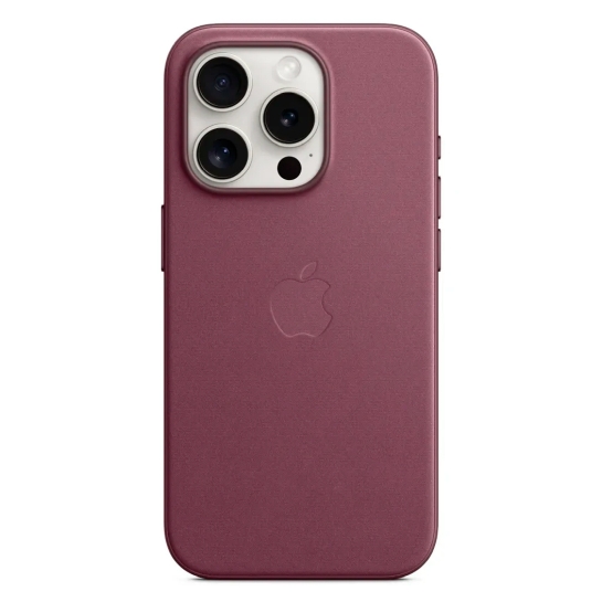 Чехол Apple FineWoven Case with MagSafe for iPhone 15 Pro Mulberry - цена, характеристики, отзывы, рассрочка, фото 1