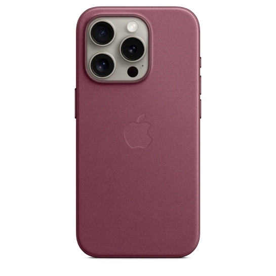Чохол Apple FineWoven Case with MagSafe for iPhone 15 Pro Mulberry - ціна, характеристики, відгуки, розстрочка, фото 4