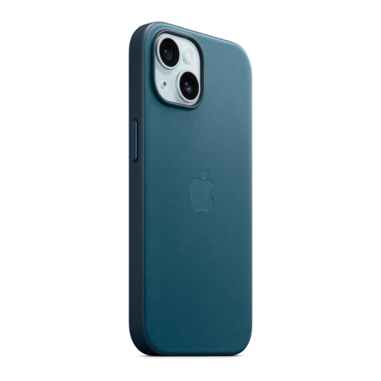 Чехол Apple FineWoven Case with MagSafe for iPhone 15 Pacific Blue - цена, характеристики, отзывы, рассрочка, фото 2