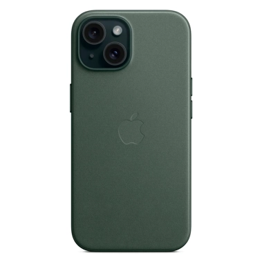Чехол Apple FineWoven Case with MagSafe for iPhone 15 Evergreen - цена, характеристики, отзывы, рассрочка, фото 1
