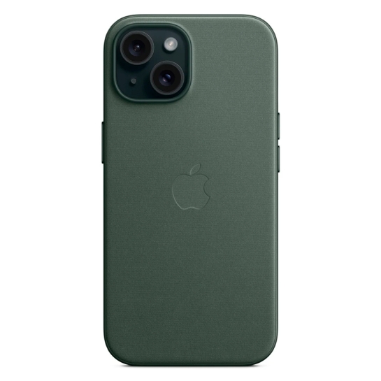 Чохол Apple FineWoven Case c MagSafe for iPhone 15 Evergreen - ціна, характеристики, відгуки, розстрочка, фото 1