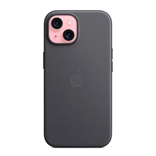 Чехол Apple FineWoven Case with MagSafe for iPhone 15 Black - цена, характеристики, отзывы, рассрочка, фото 4