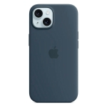 Чохол Apple Silicone Case with MagSafe for iPhone 15 Storm Blue