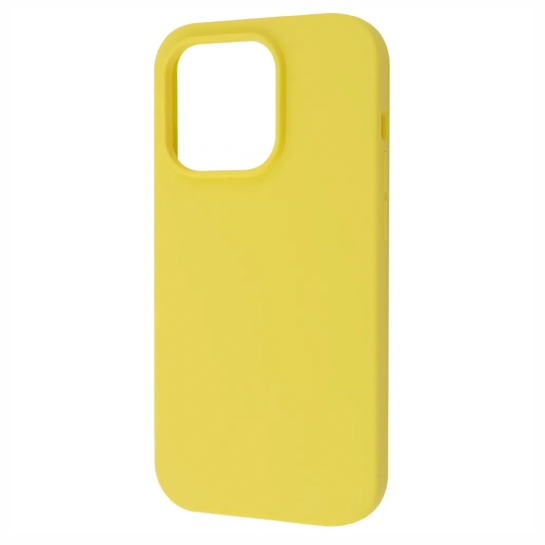 Чохол Wave Full Silicone Cover Case for iPhone 15 Pro Max Yellow - цена, характеристики, отзывы, рассрочка, фото 1