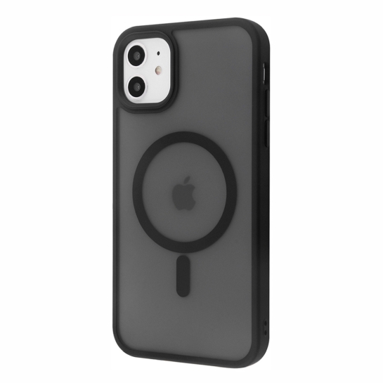 Чехол Wave Matte Insane Case with MagSafe for iPhone 15 Black - цена, характеристики, отзывы, рассрочка, фото 1