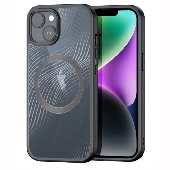 Чехол Dux Ducis Aimo Case with MagSafe for iPhone 15 Black