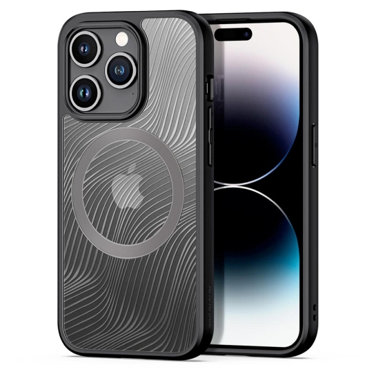 Чохол Dux Ducis Aimo Case with MagSafe for iPhone 15 Pro Max Black - ціна, характеристики, відгуки, розстрочка, фото 1