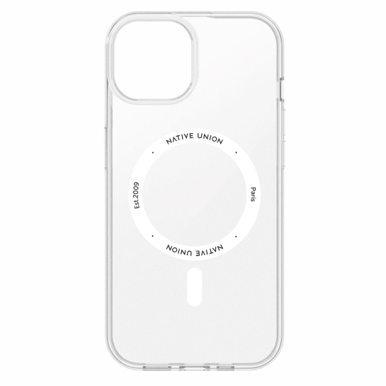 Чохол Native Union Clear Case with MagSafe for iPhone 15 - ціна, характеристики, відгуки, розстрочка, фото 1