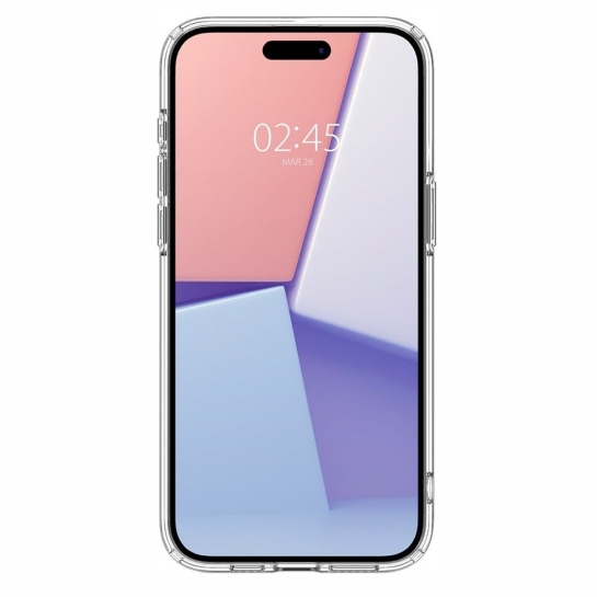 Чехол Spigen Crystal Hybrid Case for iPhone 15 Pro Max Crystal Clear - цена, характеристики, отзывы, рассрочка, фото 2
