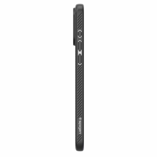 Чехол Spigen Liquid Air for iPhone 15 Pro Max Matte Black - цена, характеристики, отзывы, рассрочка, фото 3