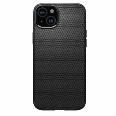 Чохол Spigen Liquid Air for iPhone 15 Plus Matte Black - цена, характеристики, отзывы, рассрочка, фото 1