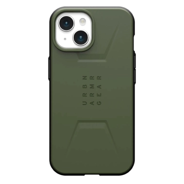 Чехол UAG Civilian Magsafe for iPhone 15 Olive Drab - цена, характеристики, отзывы, рассрочка, фото 1
