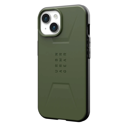 Чохол UAG Civilian Magsafe for iPhone 15 Olive Drab - ціна, характеристики, відгуки, розстрочка, фото 2