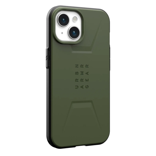 Чохол UAG Civilian Magsafe for iPhone 15 Olive Drab - ціна, характеристики, відгуки, розстрочка, фото 3