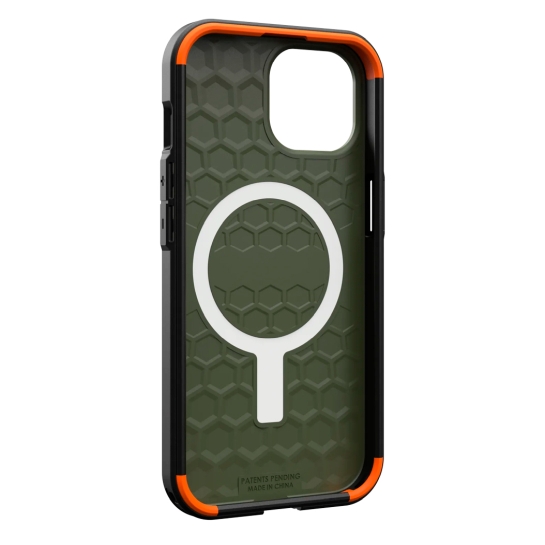 Чехол UAG Civilian Magsafe for iPhone 15 Olive Drab - цена, характеристики, отзывы, рассрочка, фото 9
