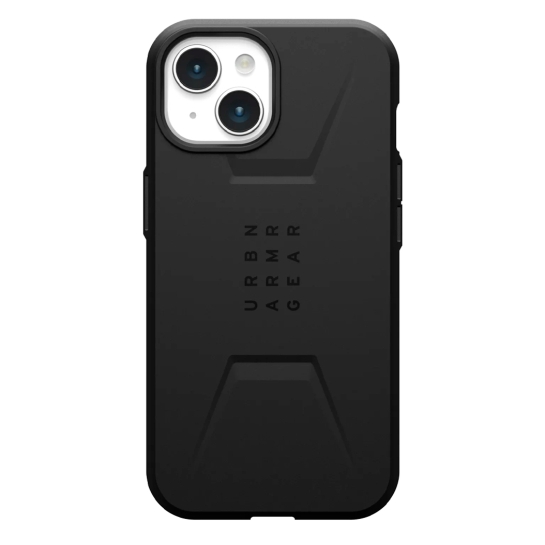 Чехол UAG Civilian Magsafe for iPhone 15 Black - цена, характеристики, отзывы, рассрочка, фото 1