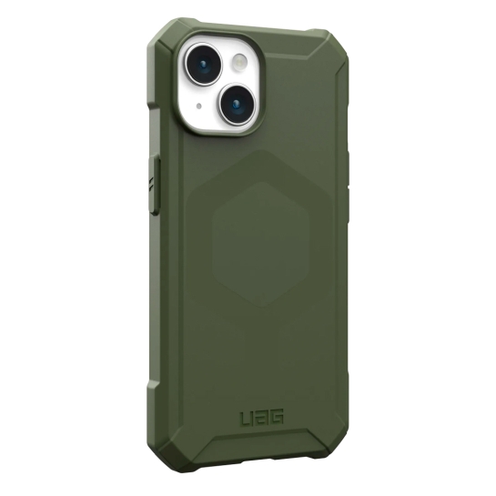 Чохол UAG Essential Armor Magsafe for iPhone 15 Olive Drab - ціна, характеристики, відгуки, розстрочка, фото 3