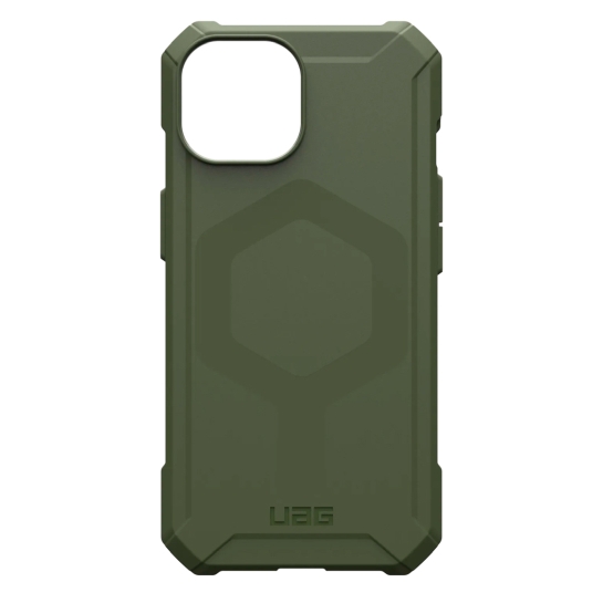 Чохол UAG Essential Armor Magsafe for iPhone 15 Olive Drab - ціна, характеристики, відгуки, розстрочка, фото 8