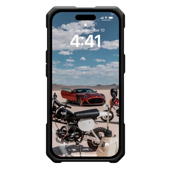 Чехол UAG Monarch Pro Magsafe for iPhone 15 Kevlar Black - цена, характеристики, отзывы, рассрочка, фото 4