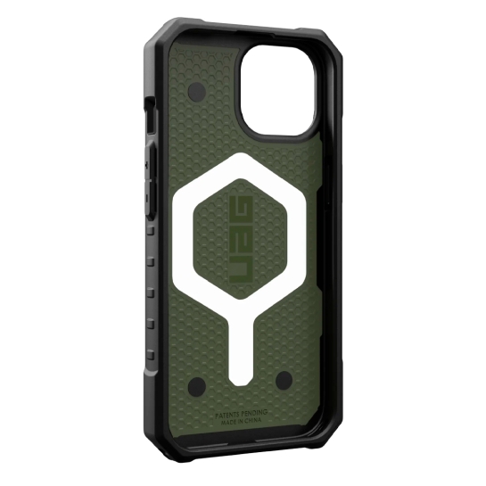 Чехол UAG Pathfinder Magsafe for iPhone 15 Olive Drab - цена, характеристики, отзывы, рассрочка, фото 2