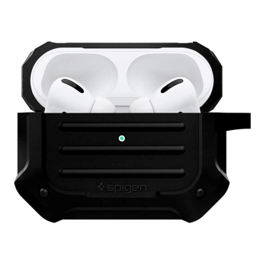 Чехол Spigen Tough Armor for AirPods Pro Black - цена, характеристики, отзывы, рассрочка, фото 1