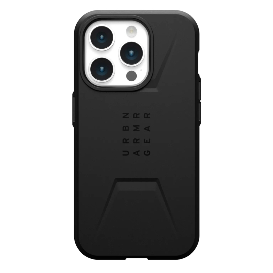 Чехол UAG Civilian Magsafe for iPhone 15 Pro Black - цена, характеристики, отзывы, рассрочка, фото 1
