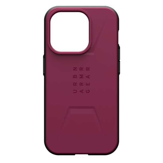 Чехол UAG Civilian Magsafe for iPhone 15 Pro Bordeaux - цена, характеристики, отзывы, рассрочка, фото 8