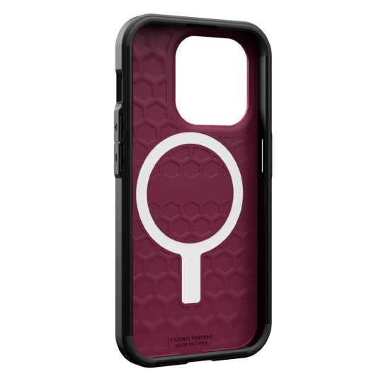 Чехол UAG Civilian Magsafe for iPhone 15 Pro Bordeaux - цена, характеристики, отзывы, рассрочка, фото 9