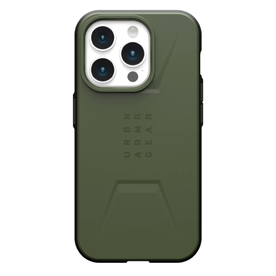 Чехол UAG Civilian Magsafe for iPhone 15 Pro Olive Drab - цена, характеристики, отзывы, рассрочка, фото 1