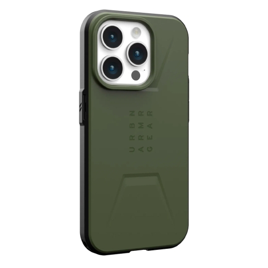 Чохол UAG Civilian Magsafe for iPhone 15 Pro Olive Drab - ціна, характеристики, відгуки, розстрочка, фото 3