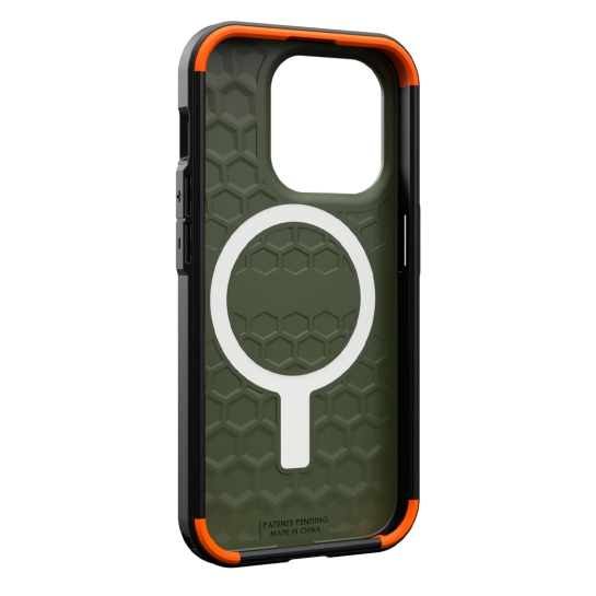Чехол UAG Civilian Magsafe for iPhone 15 Pro Olive Drab - цена, характеристики, отзывы, рассрочка, фото 9
