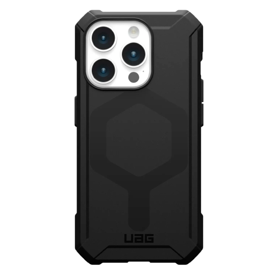 Чохол UAG Essential Armor Magsafe for iPhone 15 Pro Black - цена, характеристики, отзывы, рассрочка, фото 1