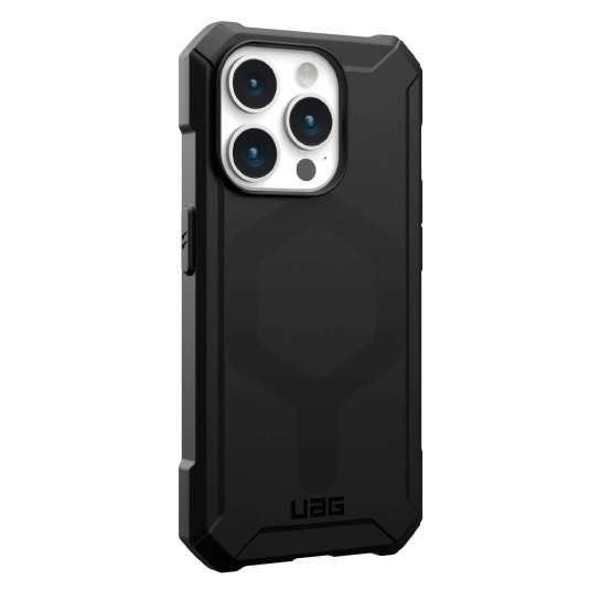 Чехол UAG Essential Armor Magsafe for iPhone 15 Pro Black - цена, характеристики, отзывы, рассрочка, фото 3