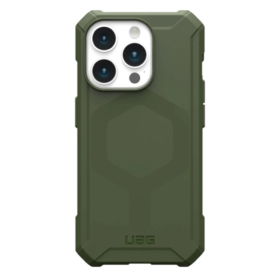 Чехол UAG Essential Armor Magsafe for iPhone 15 Pro Olive Drab