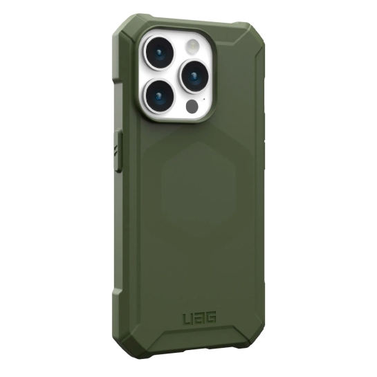 Чехол UAG Essential Armor Magsafe for iPhone 15 Pro Olive Drab - цена, характеристики, отзывы, рассрочка, фото 3