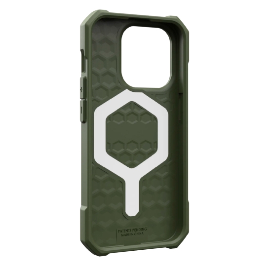 Чехол UAG Essential Armor Magsafe for iPhone 15 Pro Olive Drab - цена, характеристики, отзывы, рассрочка, фото 9