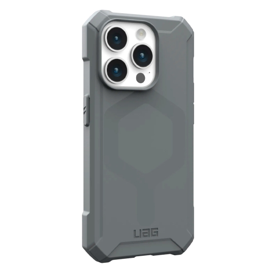 Чохол UAG Essential Armor Magsafe for iPhone 15 Pro Silver - ціна, характеристики, відгуки, розстрочка, фото 3
