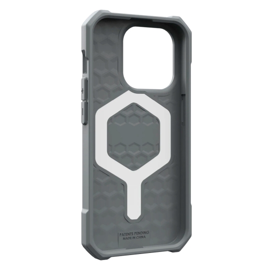 Чохол UAG Essential Armor Magsafe for iPhone 15 Pro Silver - ціна, характеристики, відгуки, розстрочка, фото 9