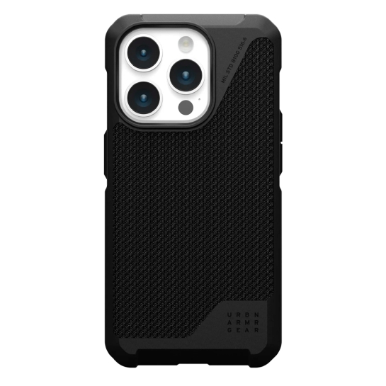 Чехол UAG Metropolis LT Magsafe for iPhone 15 Pro Kevlar Black - цена, характеристики, отзывы, рассрочка, фото 1