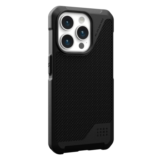 Чехол UAG Metropolis LT Magsafe for iPhone 15 Pro Kevlar Black - цена, характеристики, отзывы, рассрочка, фото 3