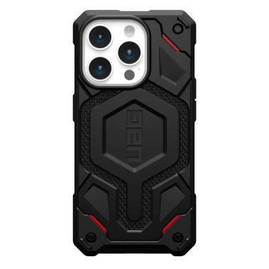 Чехол UAG Monarch Pro Magsafe for iPhone 15 Pro Kevlar Black - цена, характеристики, отзывы, рассрочка, фото 1
