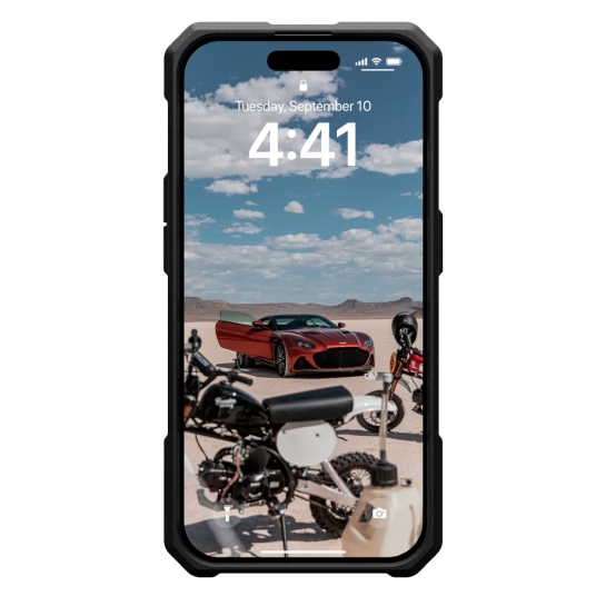 Чехол UAG Monarch Pro Magsafe for iPhone 15 Pro Kevlar Black - цена, характеристики, отзывы, рассрочка, фото 4