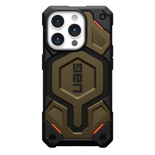 Чохол UAG Monarch Pro Magsafe for iPhone 15 Pro Kevlar Elemental Green