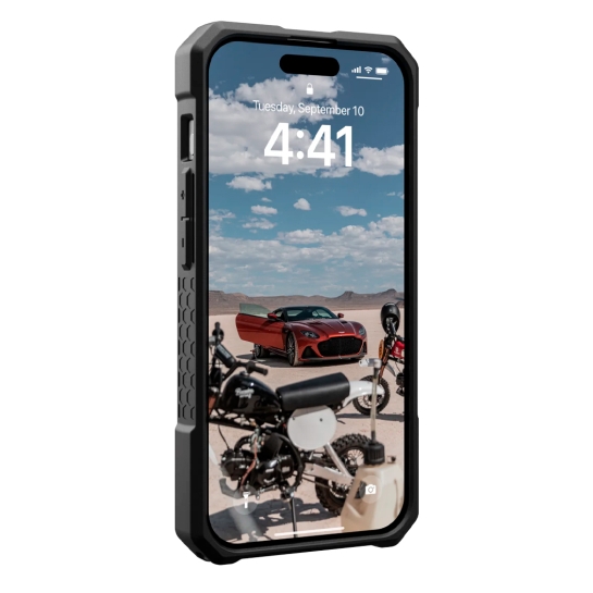 Чехол UAG Monarch Pro Magsafe for iPhone 15 Pro Kevlar Elemental Green - цена, характеристики, отзывы, рассрочка, фото 6