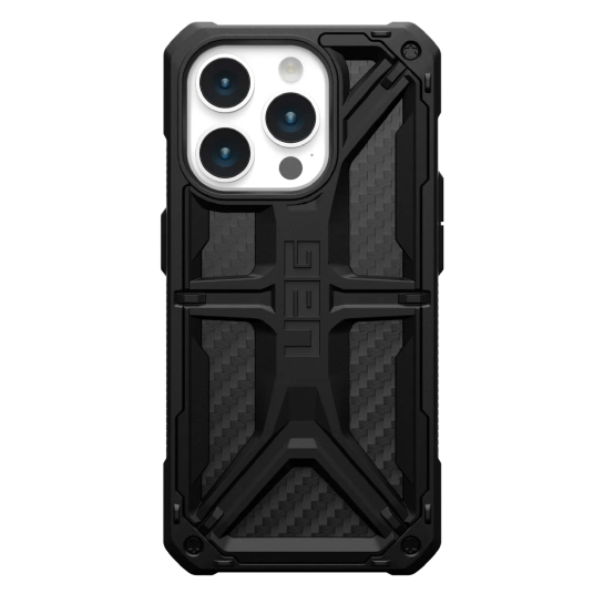 Чехол UAG Monarch for iPhone 15 Pro Carbon Fiber - цена, характеристики, отзывы, рассрочка, фото 1