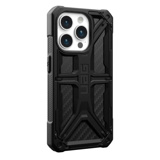 Чехол UAG Monarch for iPhone 15 Pro Carbon Fiber - цена, характеристики, отзывы, рассрочка, фото 3