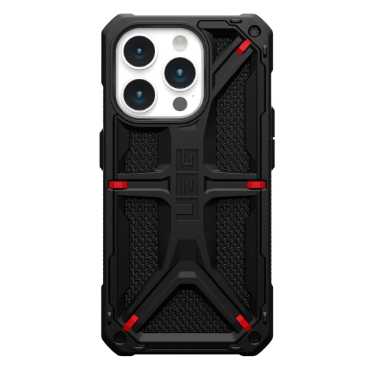 Чохол UAG Monarch for iPhone 15 Pro Kevlar Black - цена, характеристики, отзывы, рассрочка, фото 1