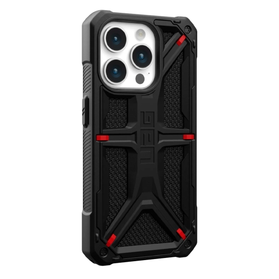 Чохол UAG Monarch for iPhone 15 Pro Kevlar Black - ціна, характеристики, відгуки, розстрочка, фото 3