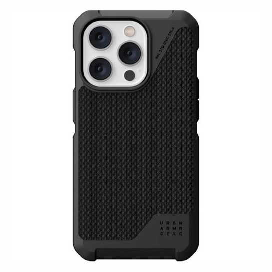 Чохол UAG Metropolis LT Case with Magsafe for iPhone 14 Pro Kevlar Black - ціна, характеристики, відгуки, розстрочка, фото 1